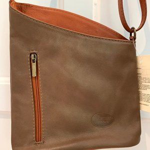 NWT Pelleteria di Mario Leather Cross Body Purse